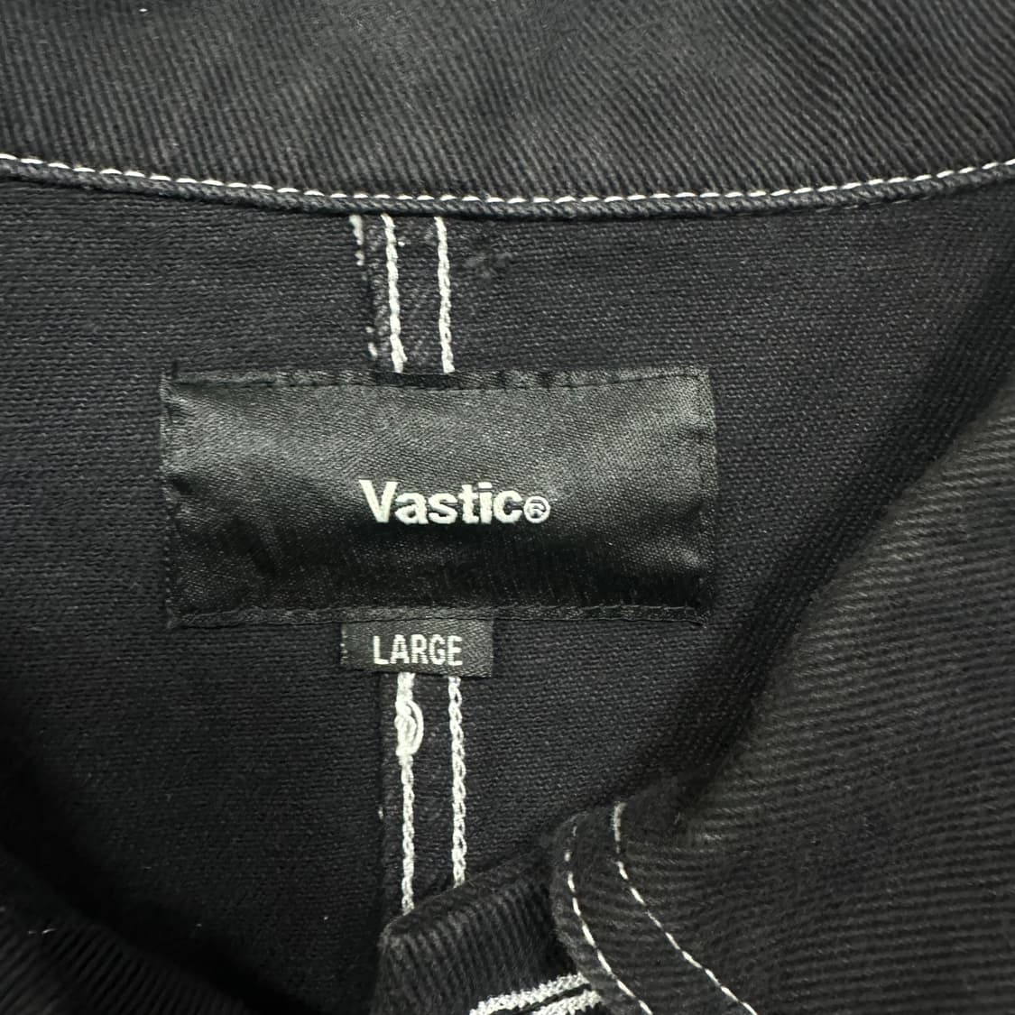 ✨ (바배) 바스틱 흑청 스티치 데님 셔츠 자켓  상품이미지3