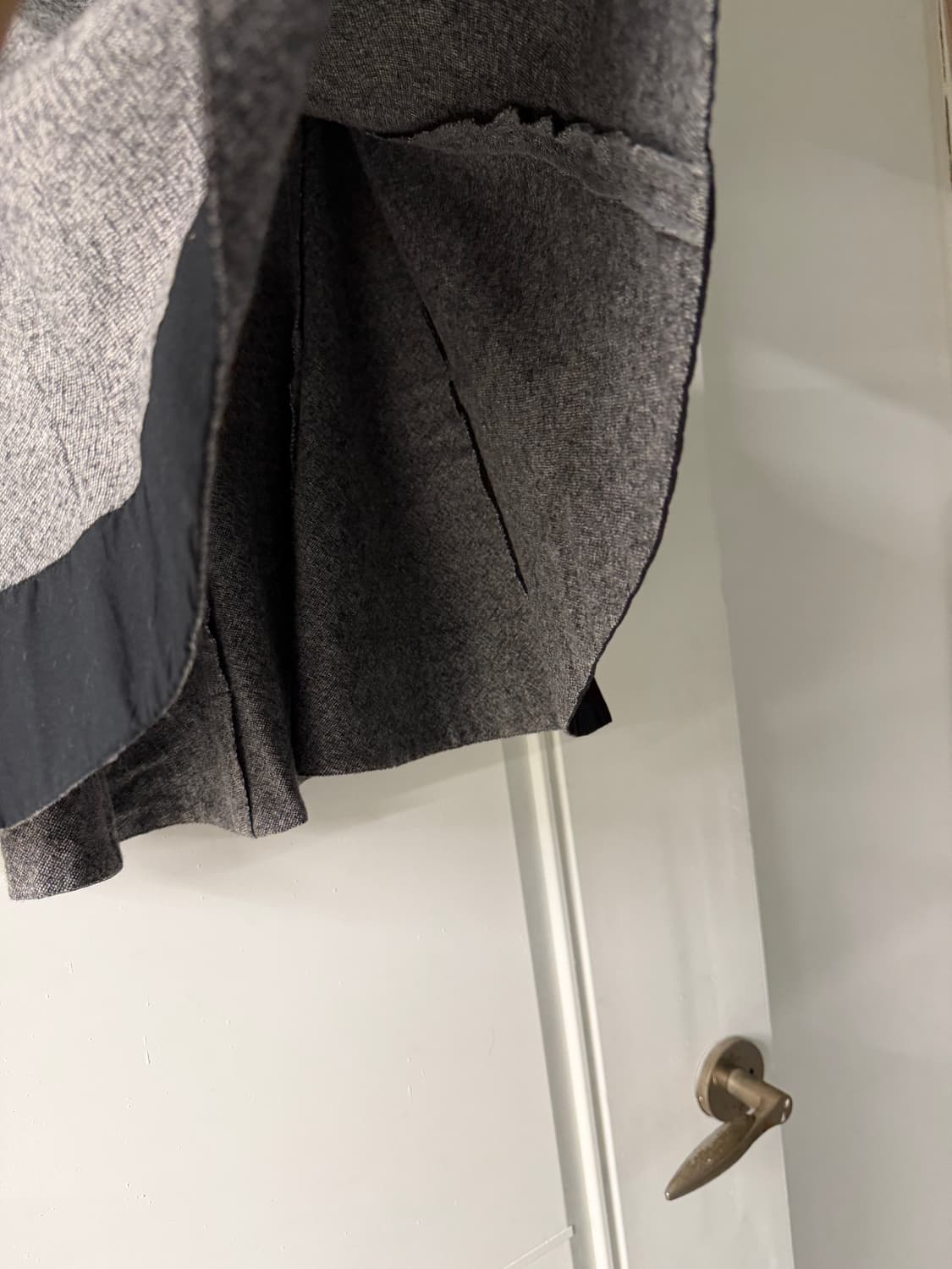 일본빈티지 아그네스베 투톤 플레어 미디스커트 상품이미지7