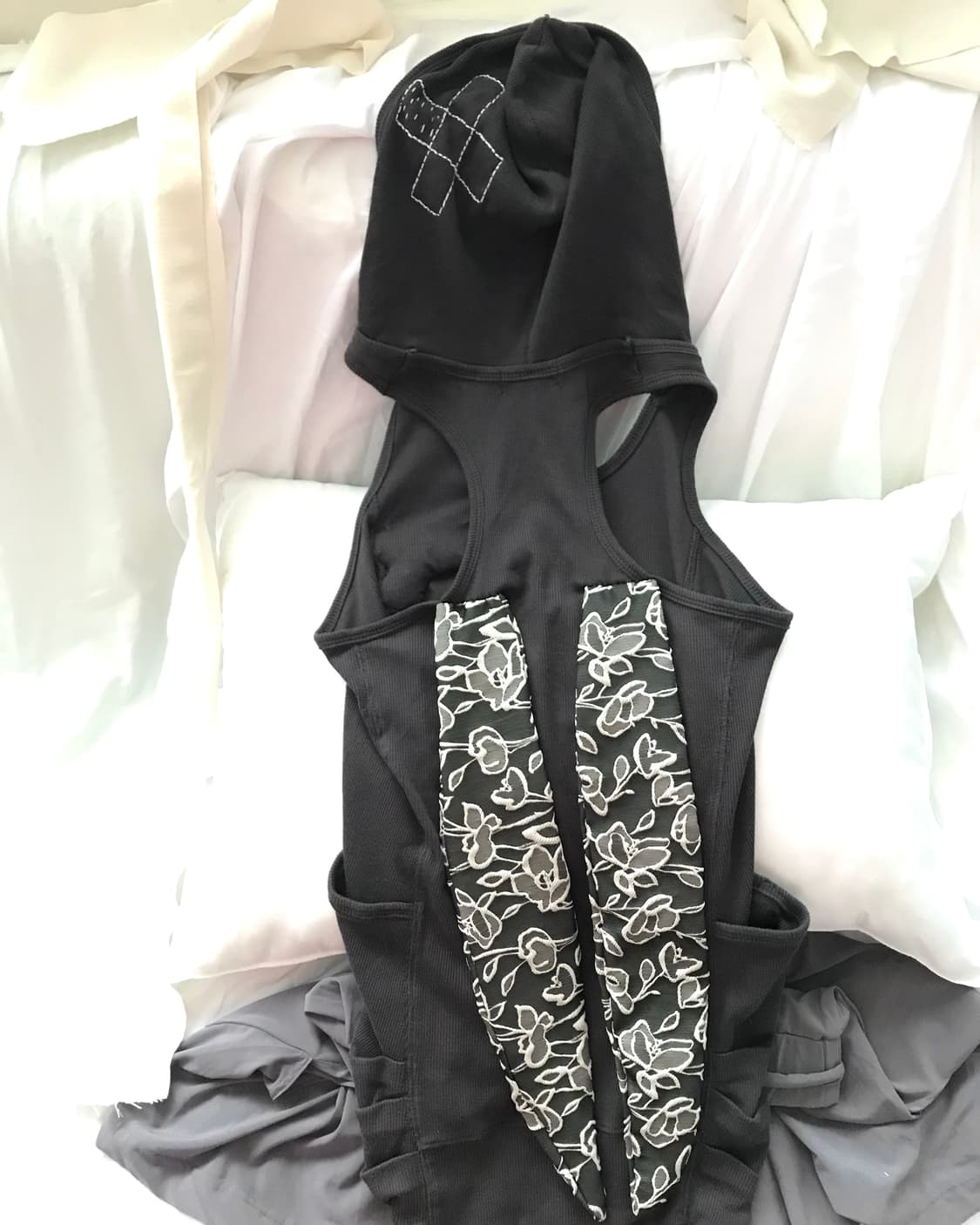 Custom top🩹🏥+midi pintuck skirt set 상품이미지3