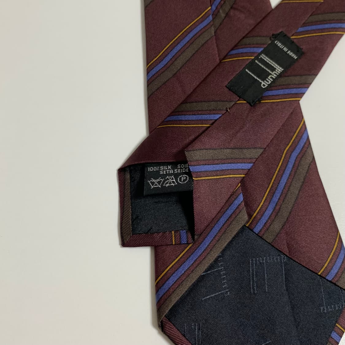 던힐(dunhill) 정장 클래식 수트넥타이 명품 100실크 A+등급 상품이미지7