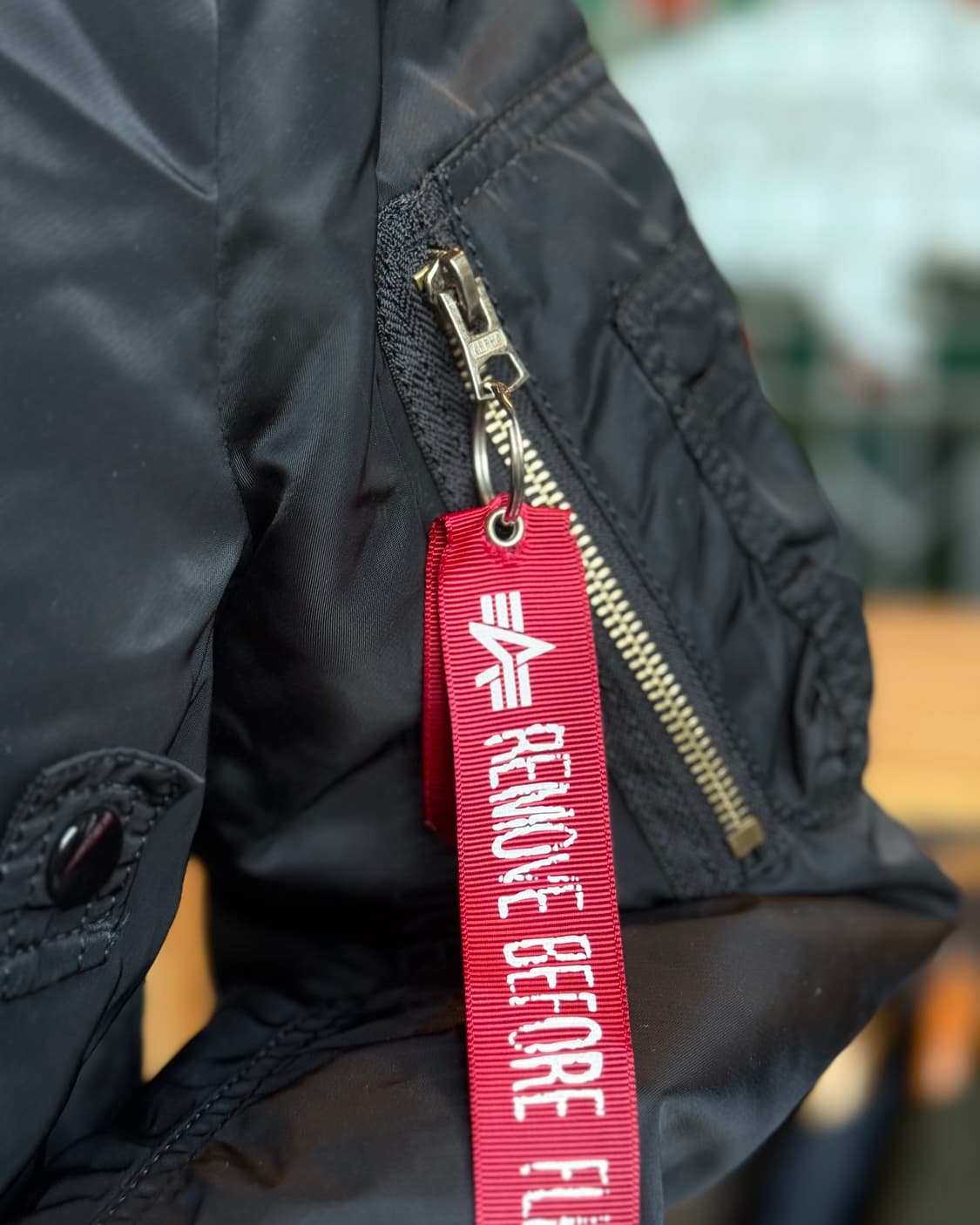 알파인더스트리 B-15 플라이트 자켓 블랙 S 상품이미지9