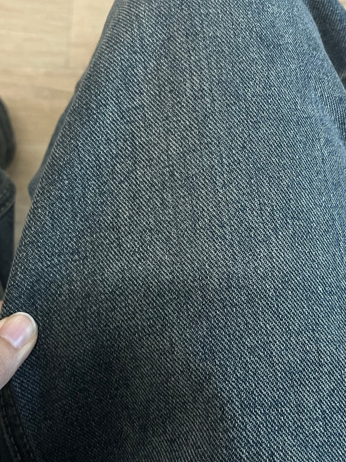 블랙업 니치 워싱 부츠컷 데님팬츠 상품이미지6