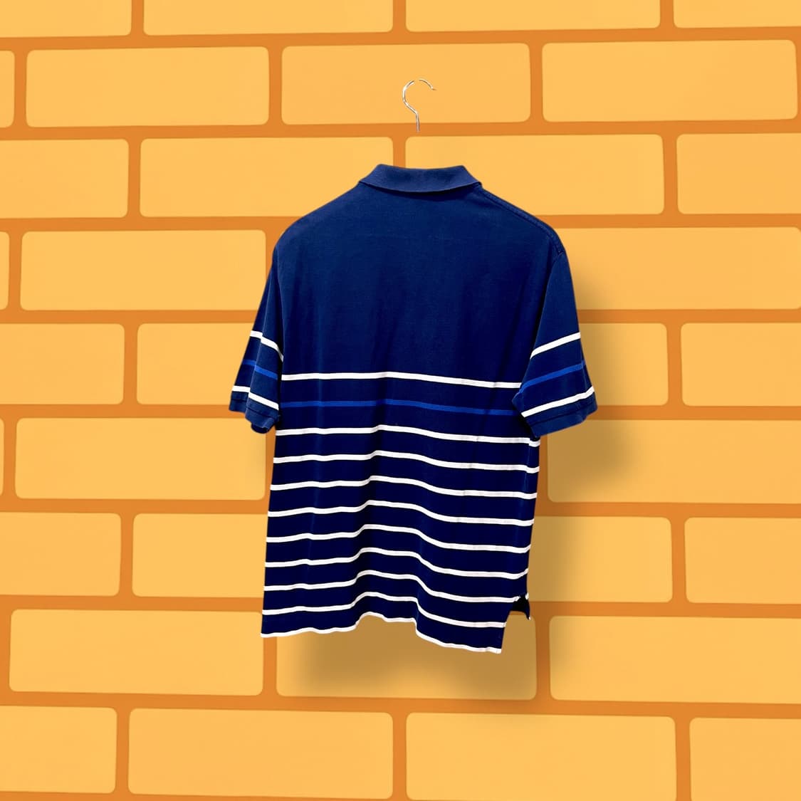 폴로 랄프로렌 스트라이프 반팔 피케 티 (M) 상품이미지4