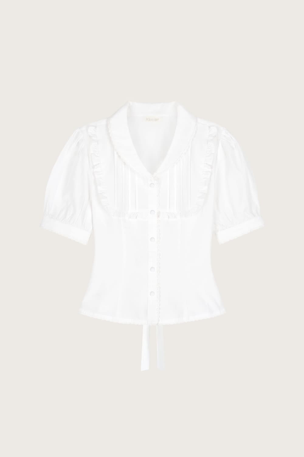 클리시어 워니하우스 슈가파우더 블라우스 상품이미지1