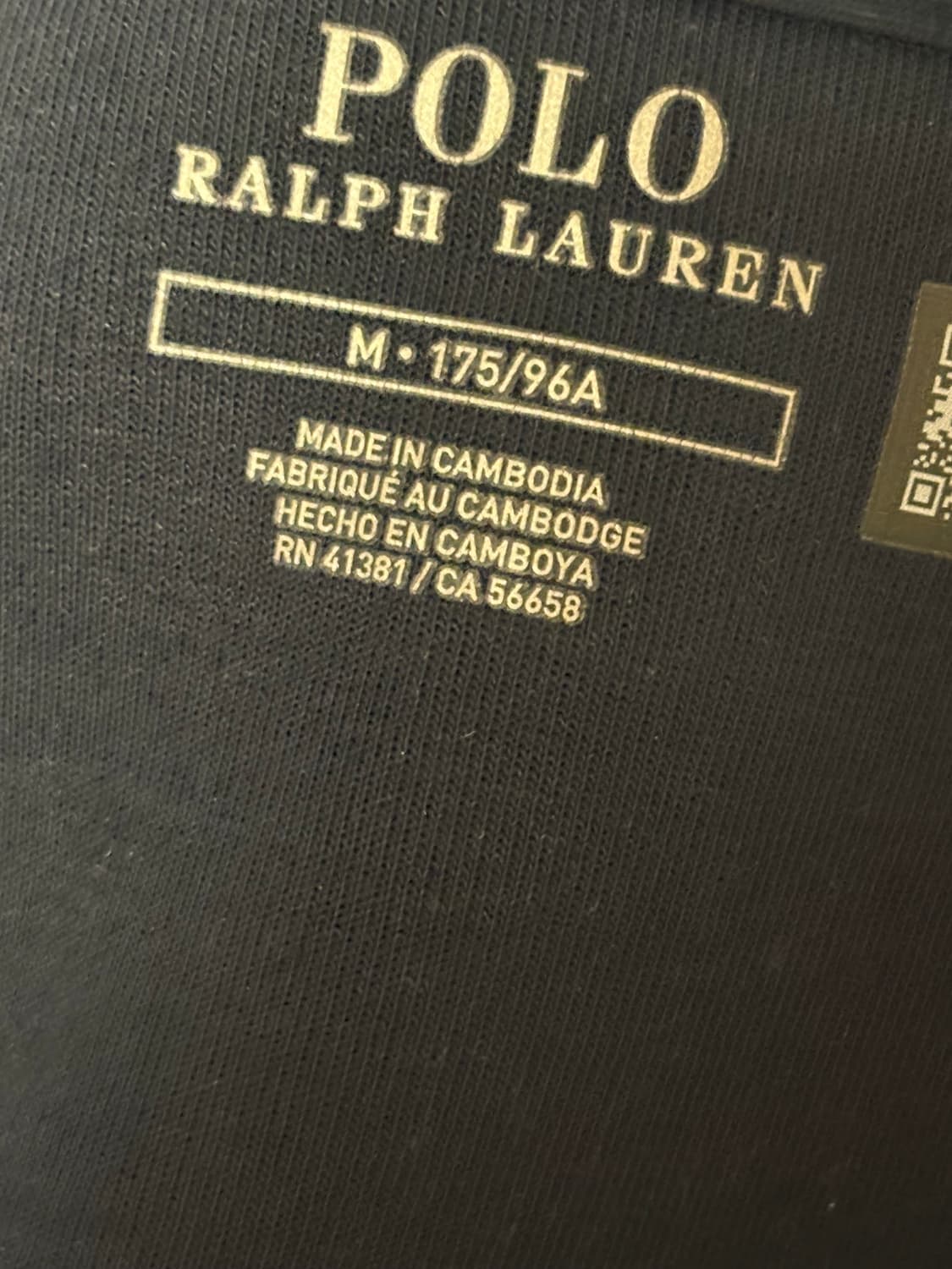 폴로 랄프로렌 네이비 후드집업 상품이미지3