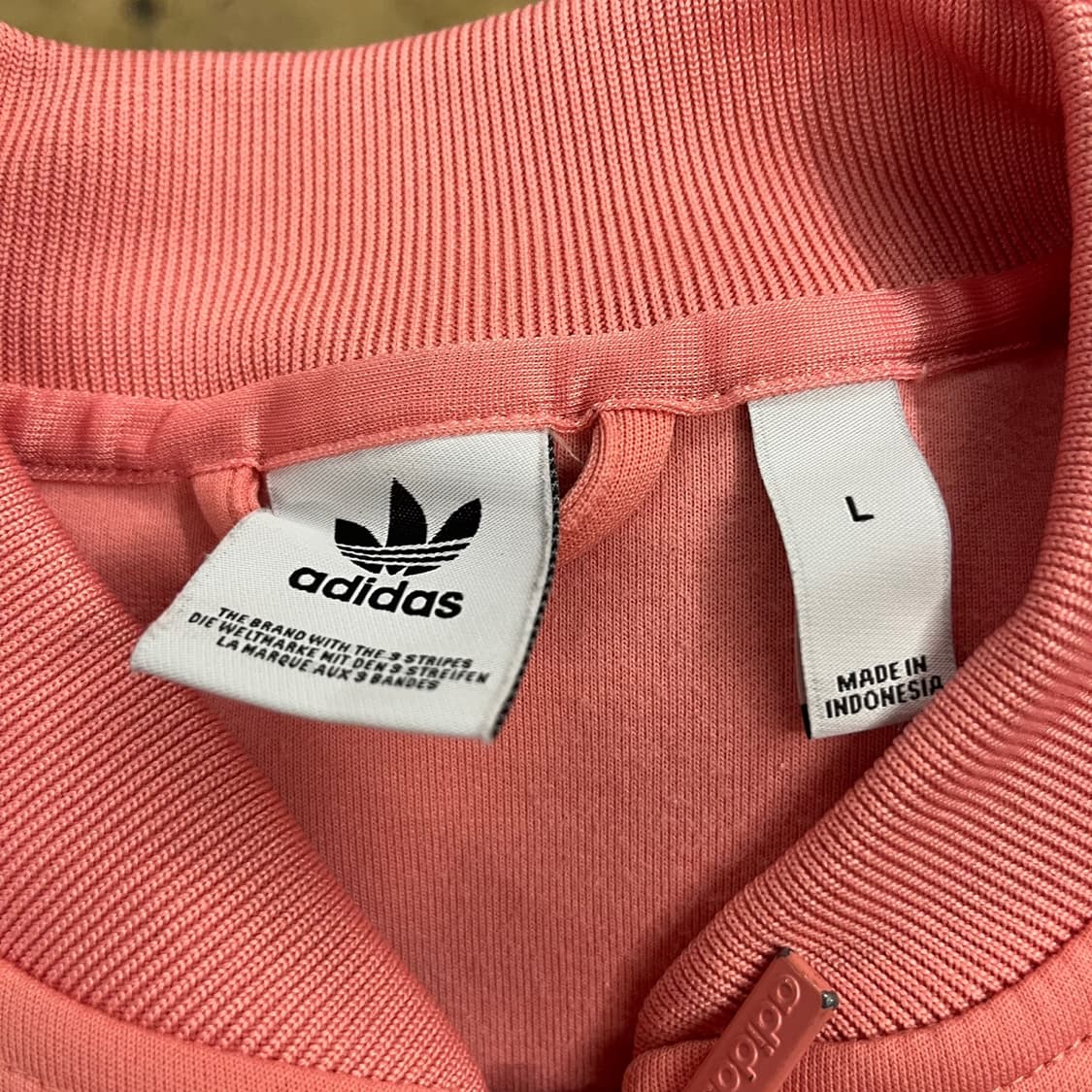 아디다스 딸기우유 핑크 슈퍼스타 져지 트랙탑  상품이미지5