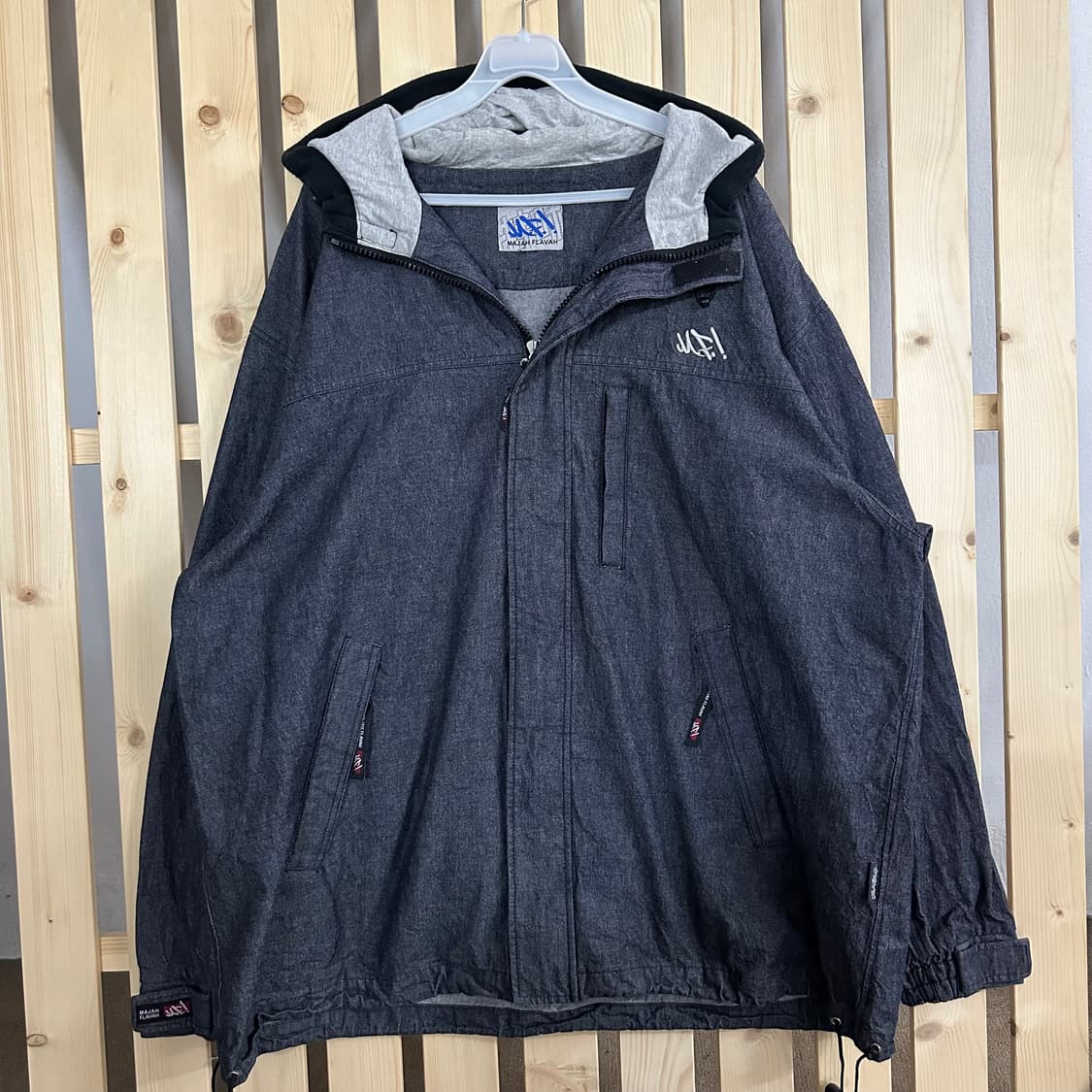 (2XL) 마자플라바 데님 후드 집업 자켓 상품이미지1