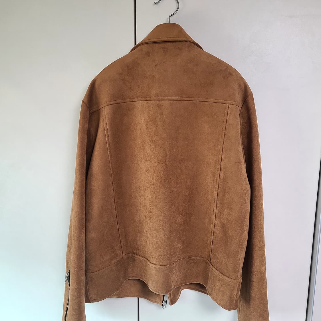 미나브 스웨이드 라이더 자켓 상품이미지3