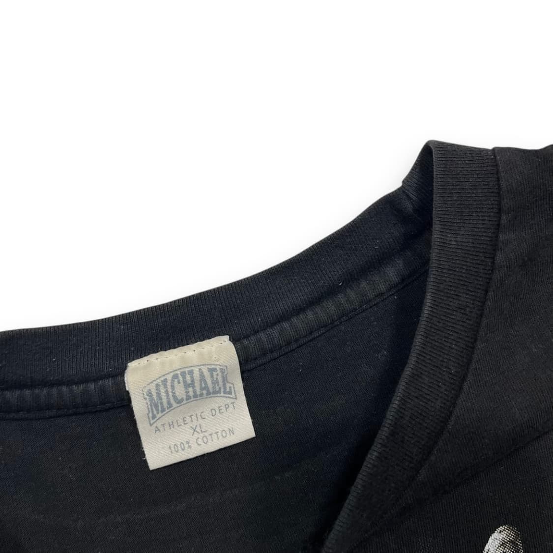 마이클 빈티지 스컬 라이더 바이커 아트 반팔 티셔츠 상품이미지4