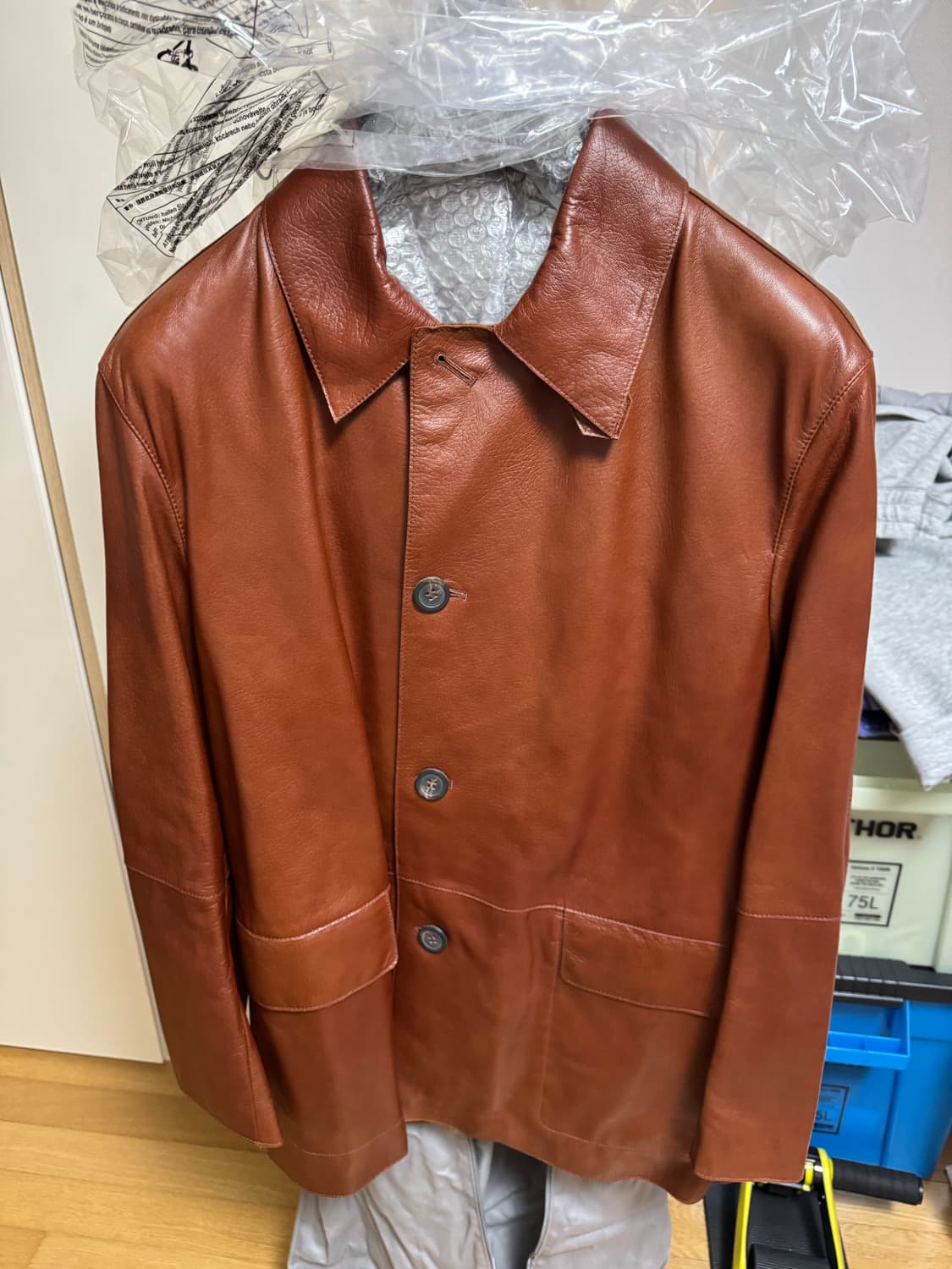 아워레가시 x 아르마니 토로 가죽코트 미친 가격에 판매합니다! 상품이미지5