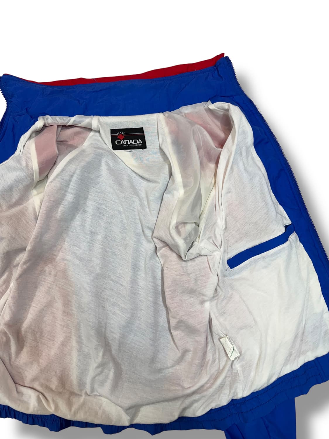 90s 캐나다 스포츠웨어 트랙 자켓 made in CANADA (M)   상품이미지5