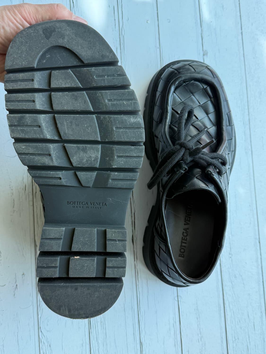 보테가 베네타  헤드독 레이스업 슈즈 EU40 거의 새제품 상품이미지6