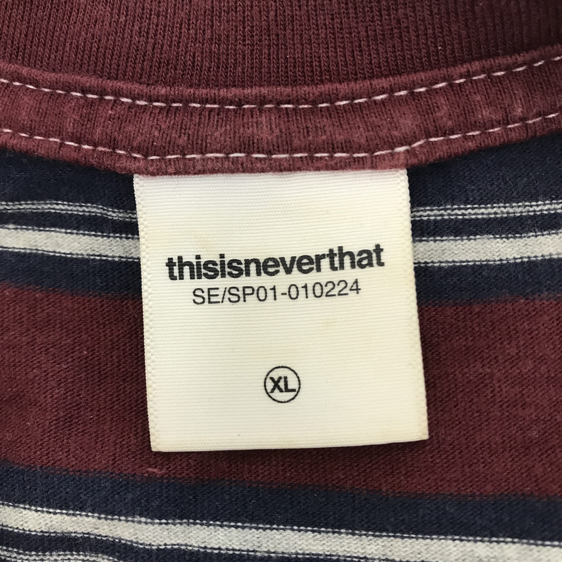 디스이즈네버댓 스트라이프 롱슬리브 [XL] 상품이미지5