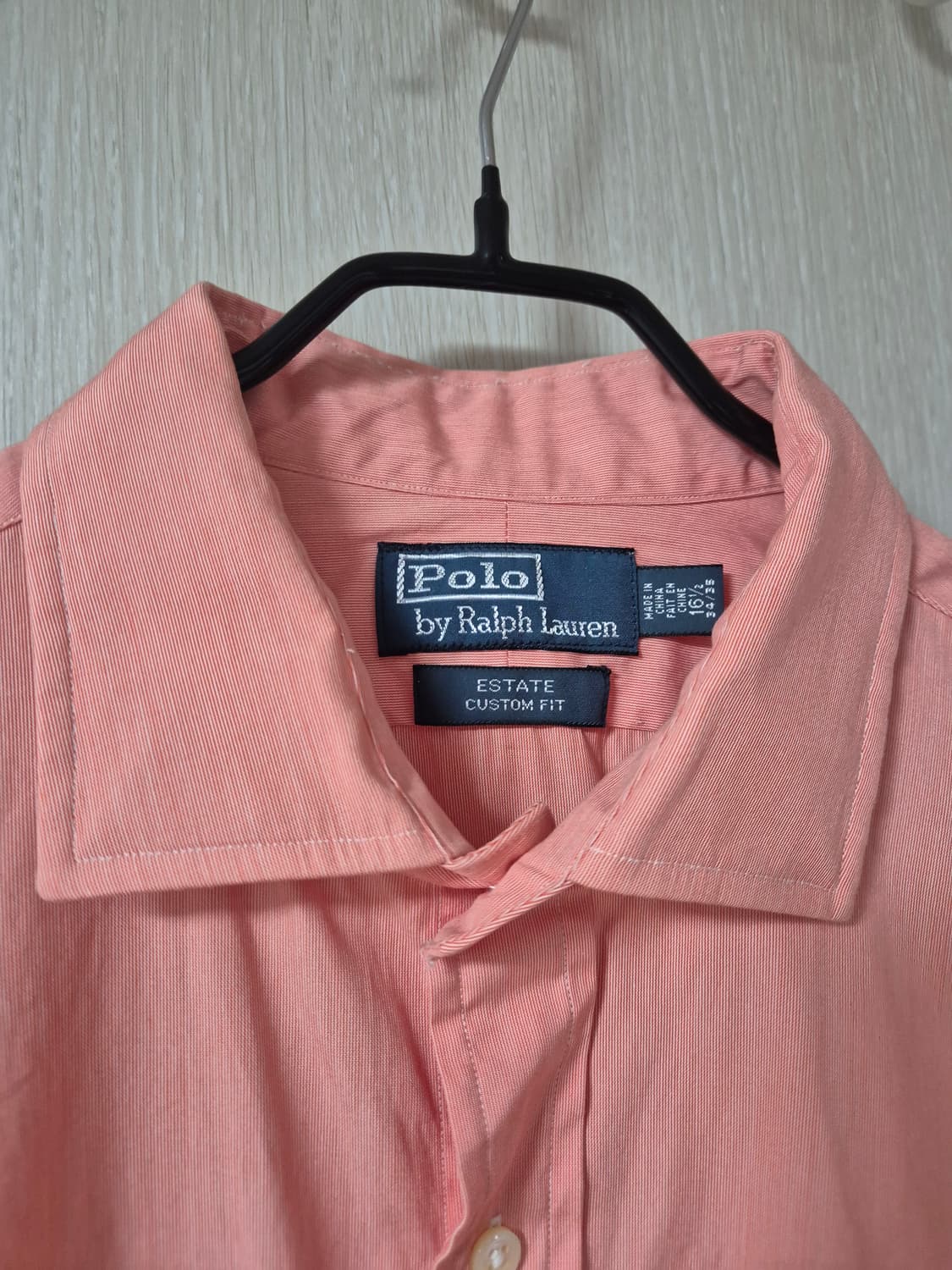 (정품) 폴로 랄프로렌 핑크색 남방 셔츠 커스텀핏 XL 상품이미지4