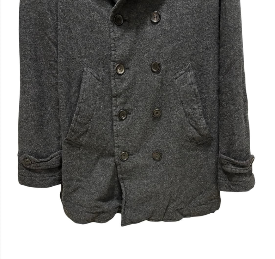 꼼데가르송 옴므 듀스 15aw 축융 울 피코트 상품이미지3