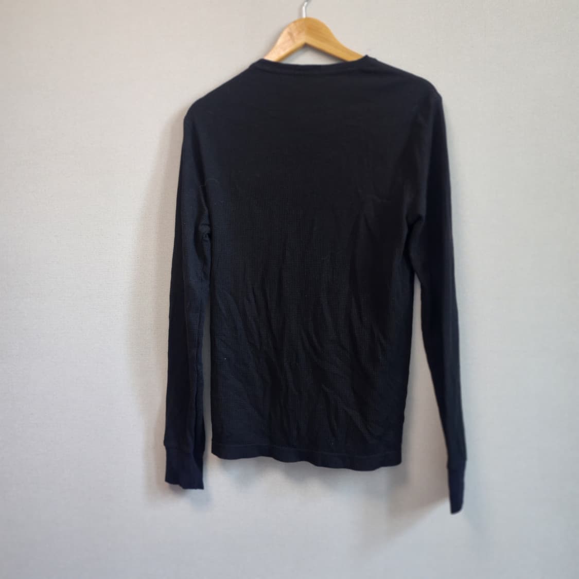 [L] 폴로 랄프로렌 블랙 와플 긴팔티 상품이미지2