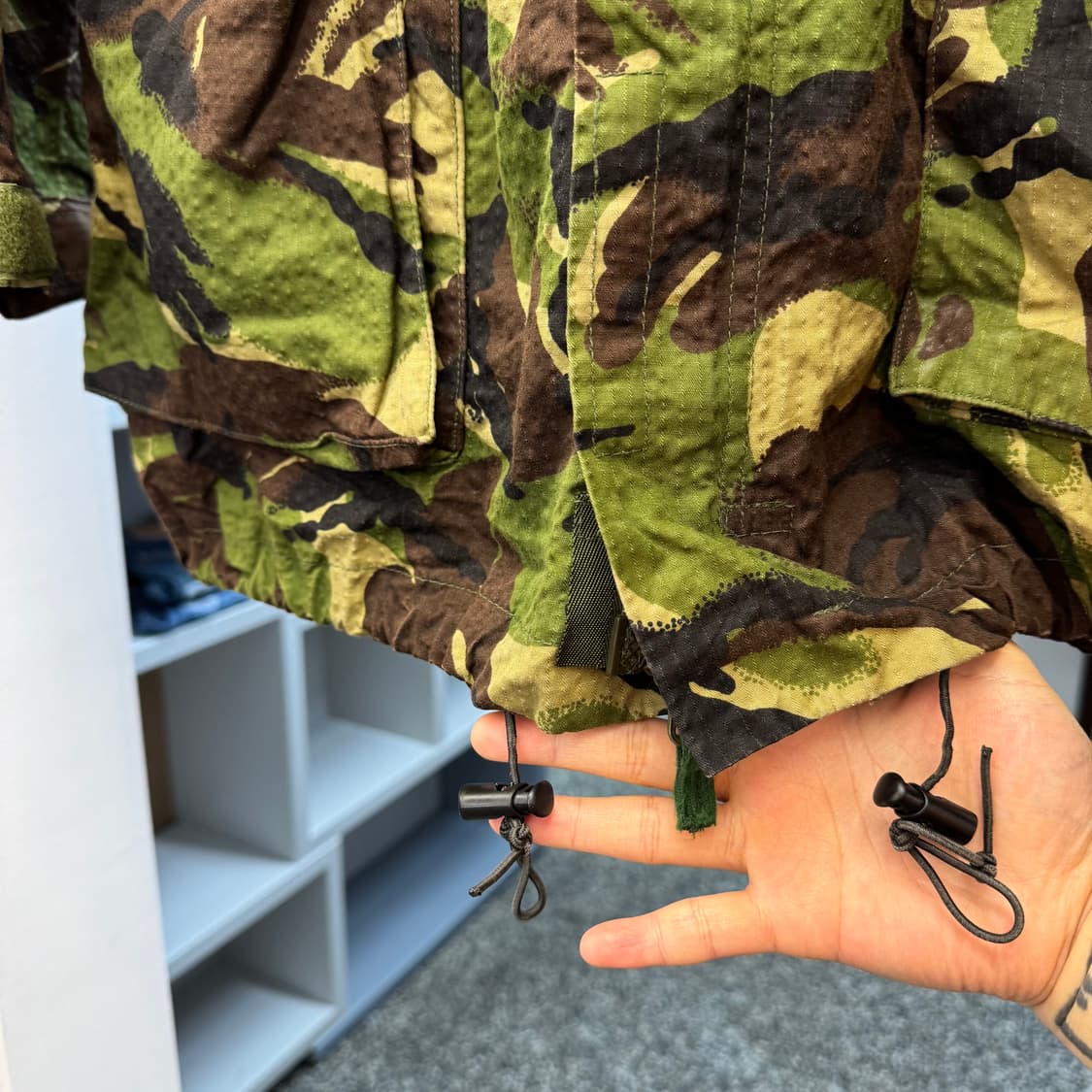 빈티지 영국군 DMP 립스탑 필드 자켓 (XL)   상품이미지4