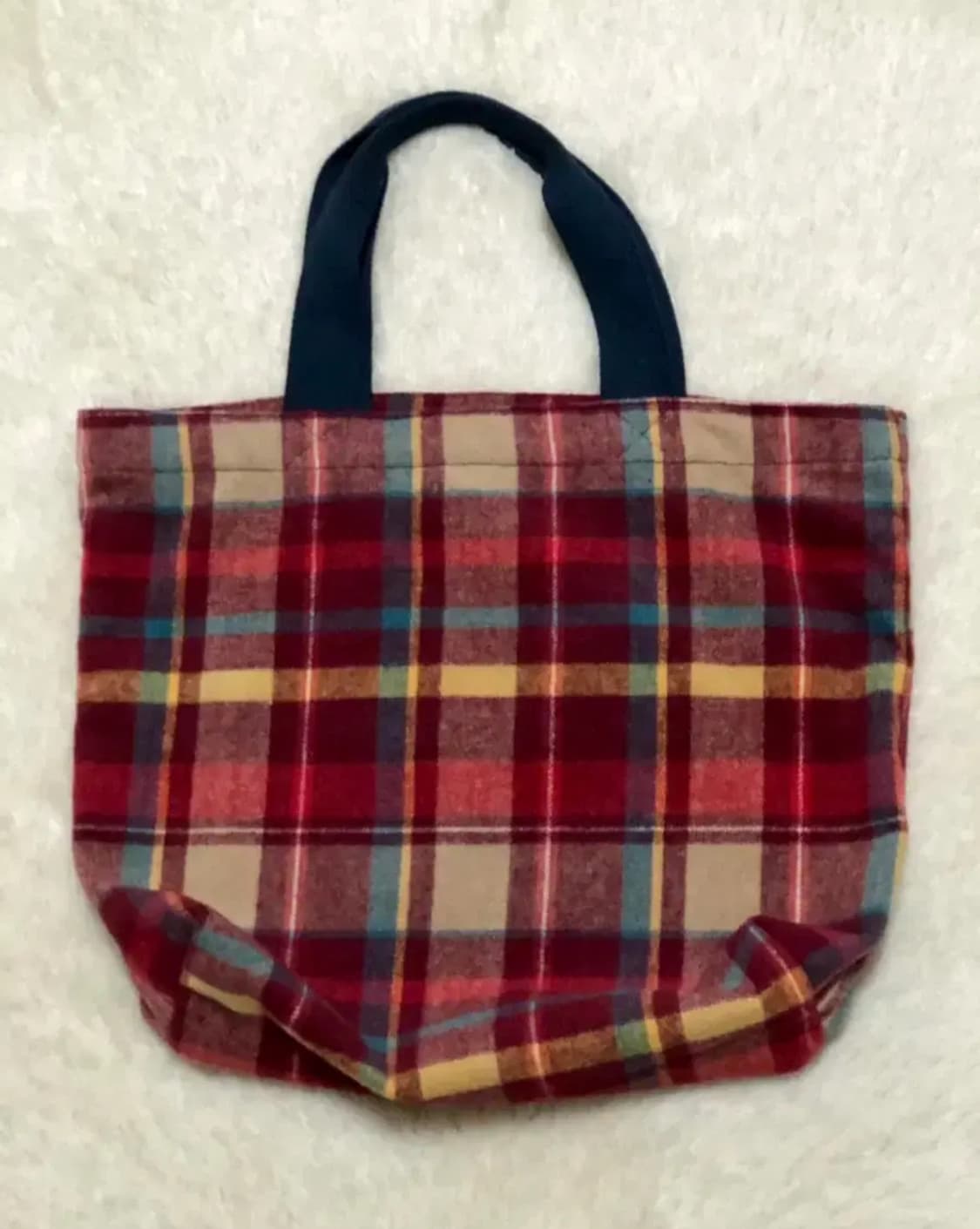 studio CLIP 플란넬 체크 토트백 상품이미지6