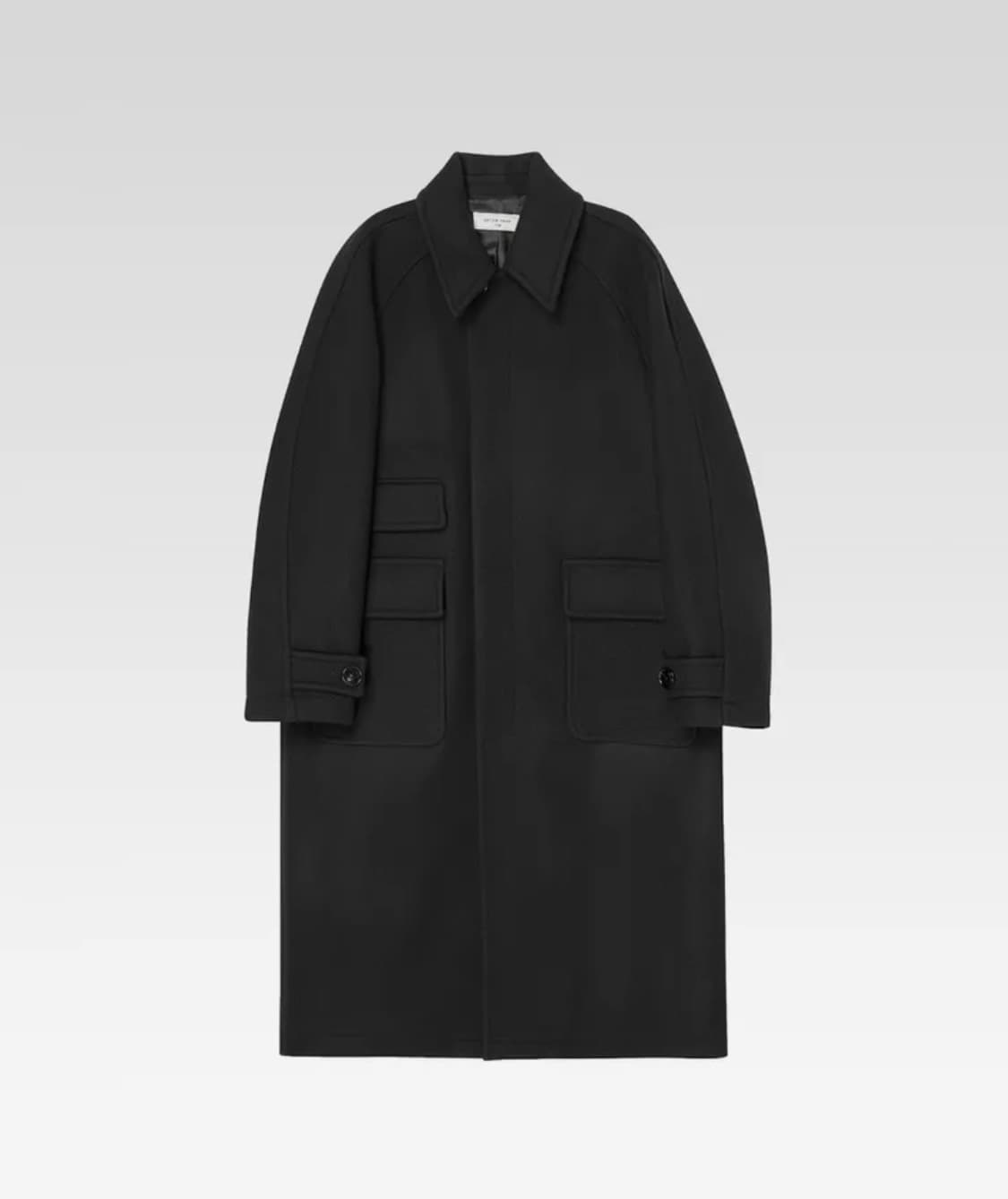 [특가] 애프터프레이 투어리스트 캐시미어 발마칸 코트 블랙 상품이미지1