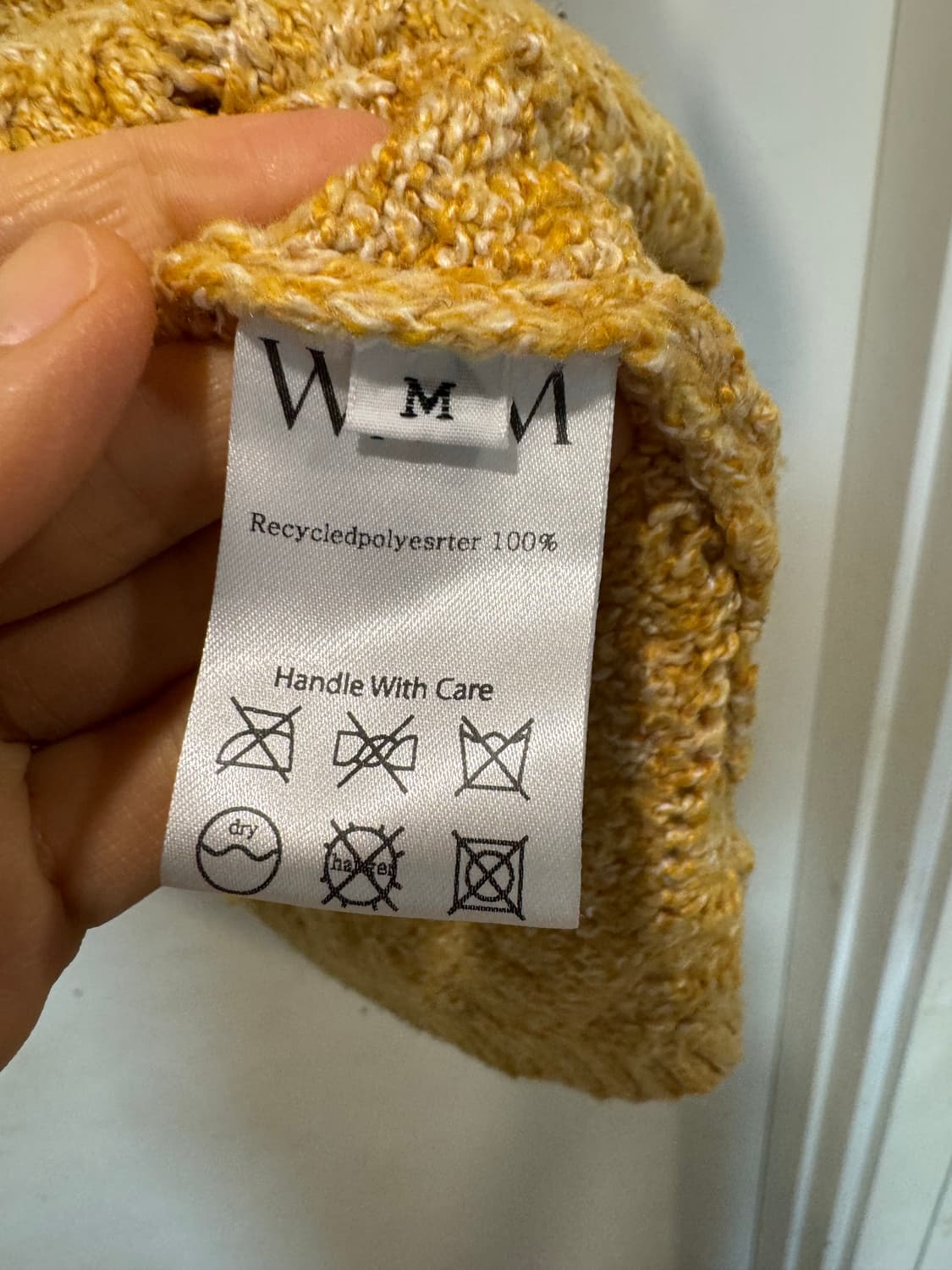 새상품 wmm studio 아가일 니트 상품이미지4