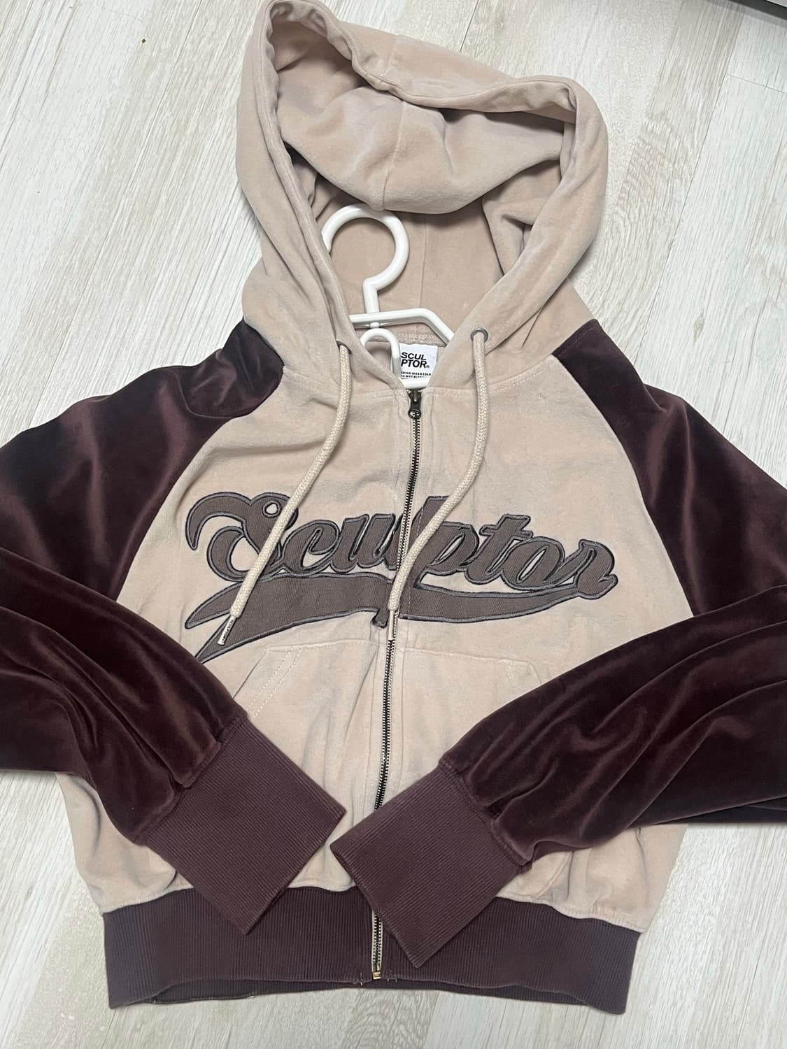 스컬프터 벨루어 트랙자켓 Y2K 상품이미지1