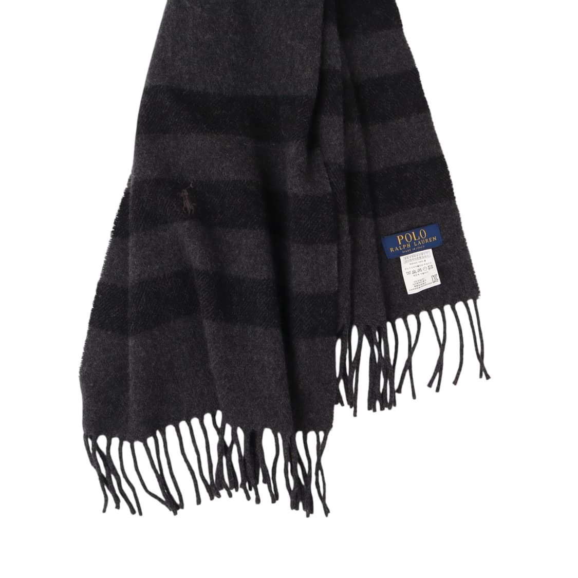 폴로 랄프로렌 포니 스트라이프 램스울 머플러 상품이미지2