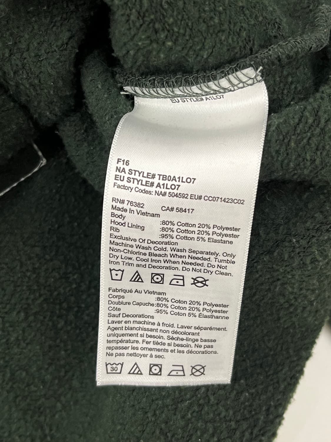 Timberland x Supreme 팀버랜드 카키 후드티 상품이미지8
