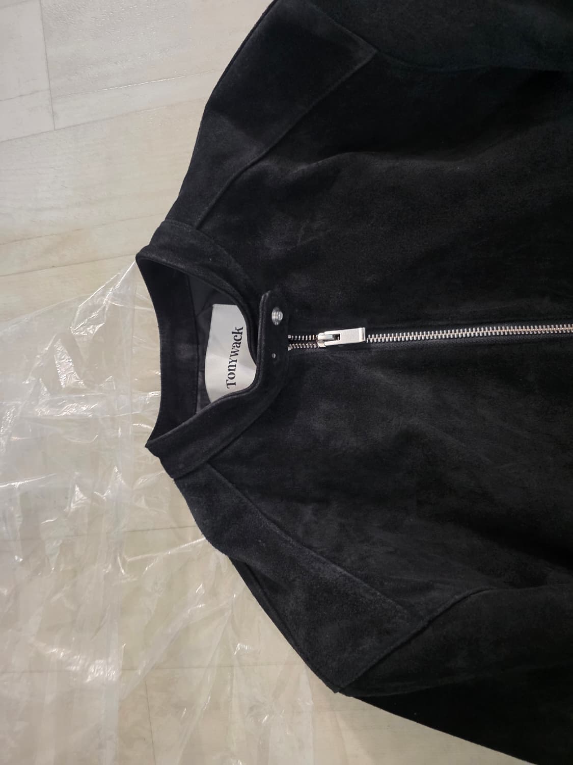 토니웩 카우하이드 레이서 스웨이드 자켓 M 상품이미지3