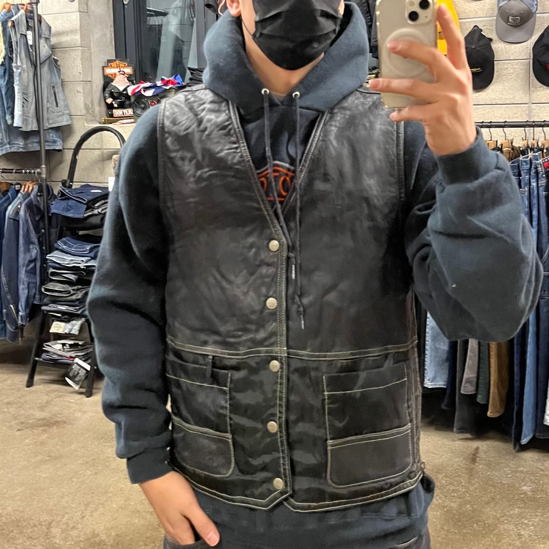 마리떼프랑소와저버 레더 베스트 (100) 상품이미지9