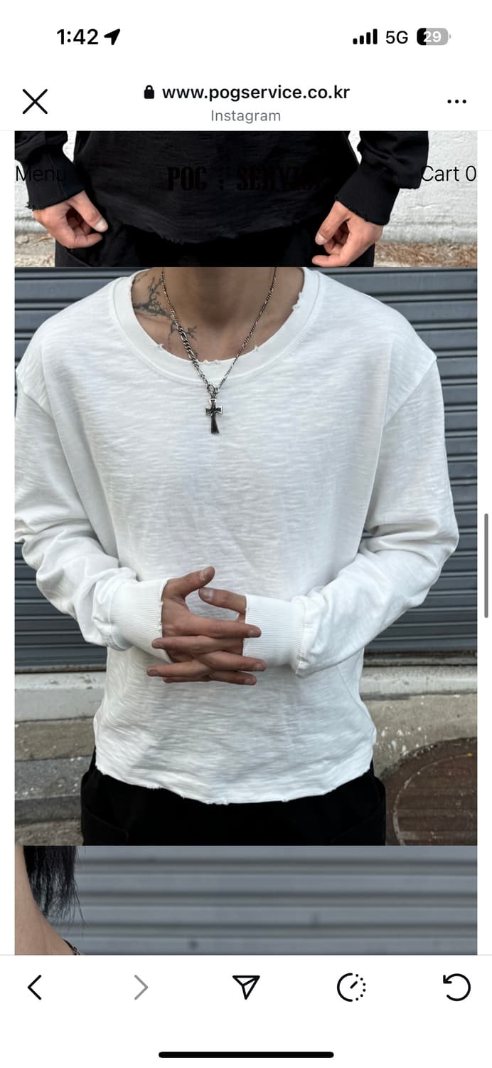 포그서비스 롱슬리브 1size 상품이미지1