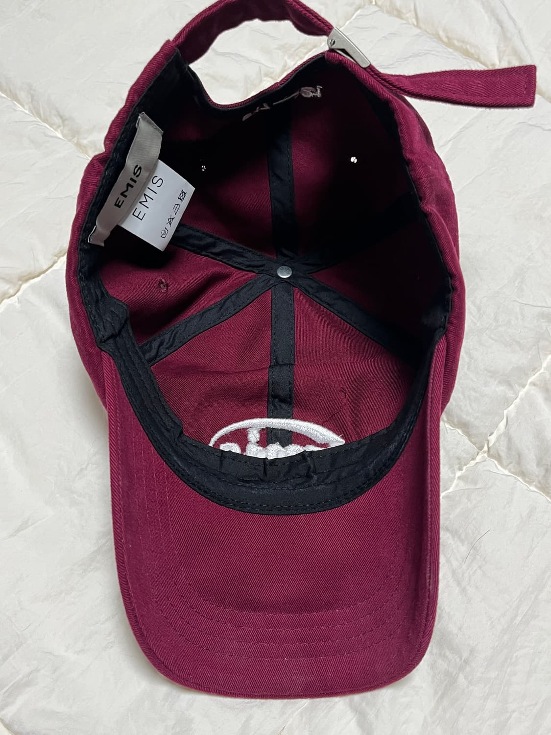 이미스 캡모자-버건디 상품이미지3