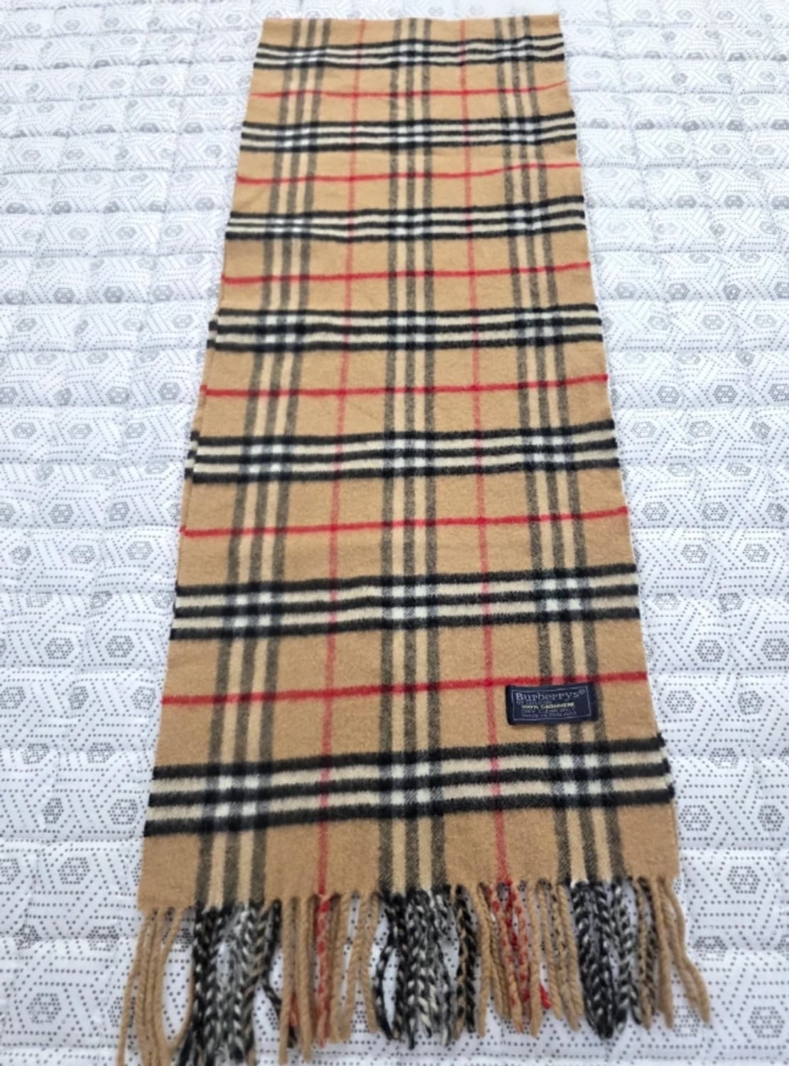 버버리 클래식 체크 캐시미어 머플러 상품이미지4