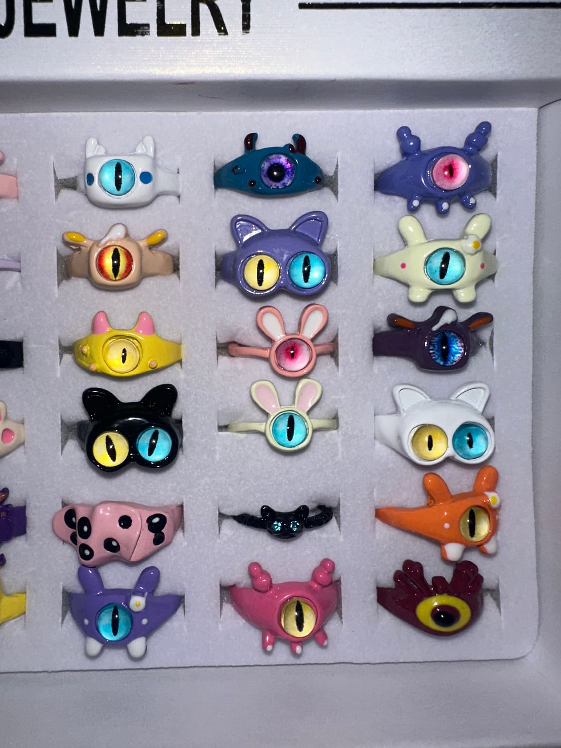 고스펑크 몬스터 눈알 반지 상품이미지3