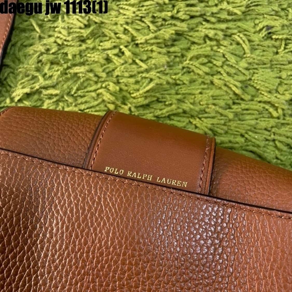 폴로 랄프로렌 페블 레더 레녹스 가방 상품이미지8