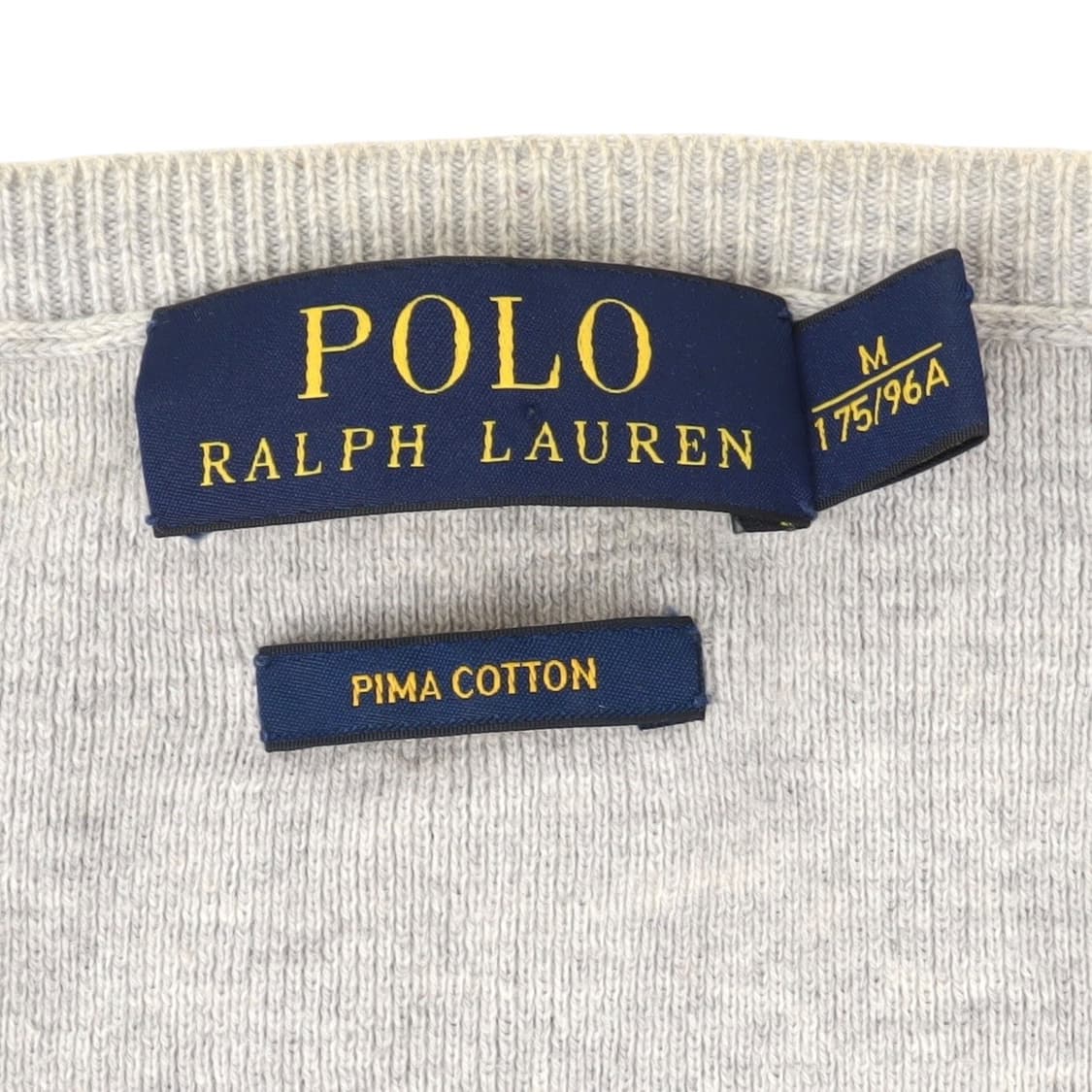 폴로 랄프로렌 라이트 그레이 피마코튼 브이넥 니트 상품이미지8