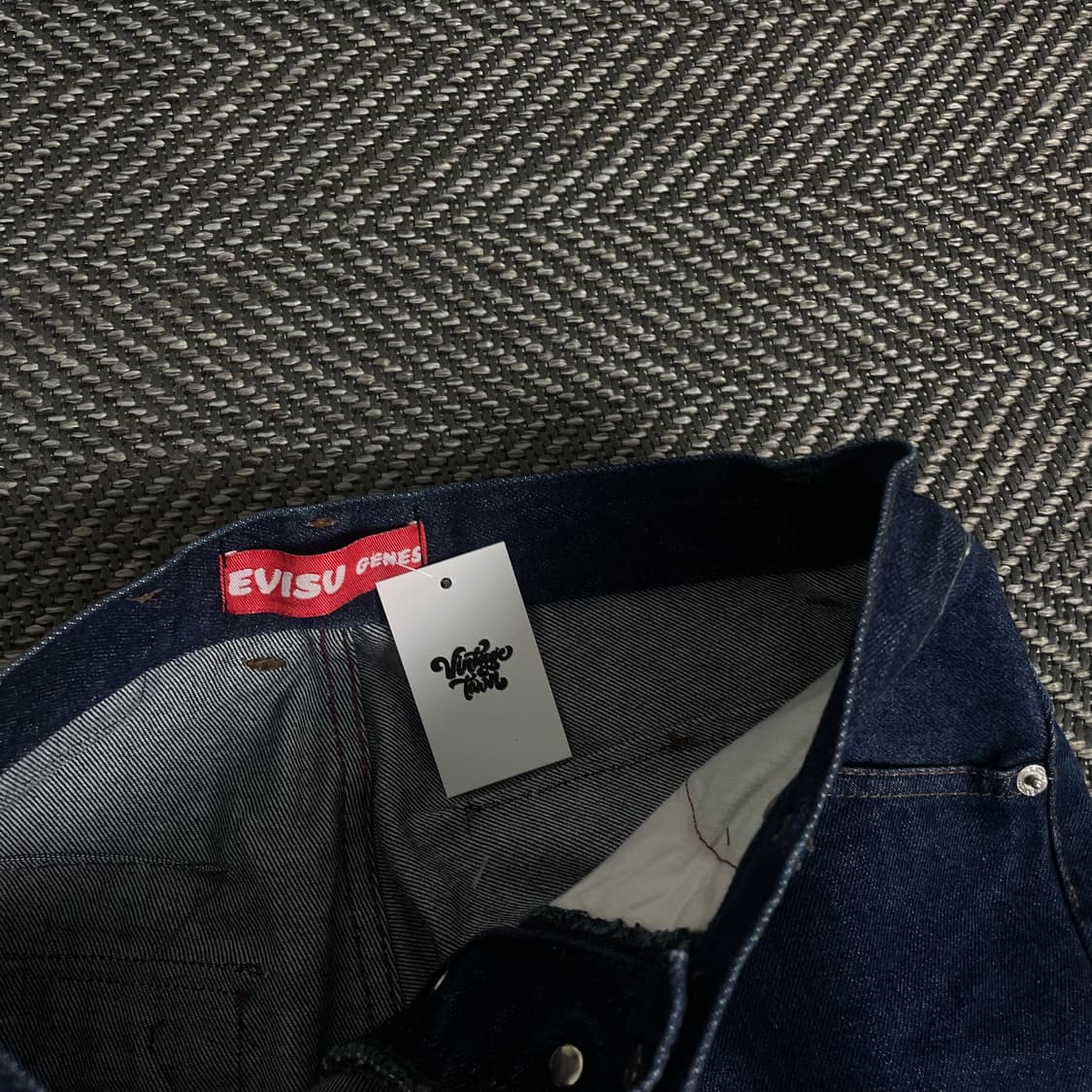 에비수 일판 오리지날 엔지니어드진 커브드 데님 팬츠o 3588 상품이미지5