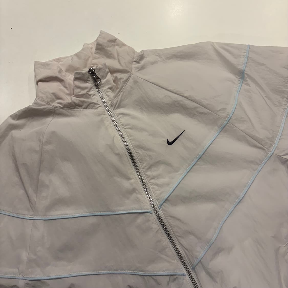 [L] 나이키 루즈 UV 바람막이 아이보리 블루라인 C411 상품이미지3