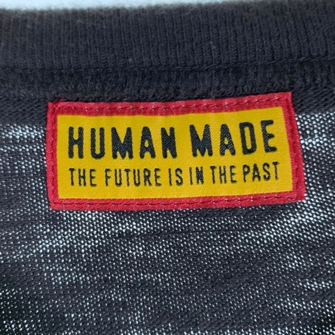 휴먼 메이드 그래픽 롱슬리브 티셔츠 블랙 상품이미지6