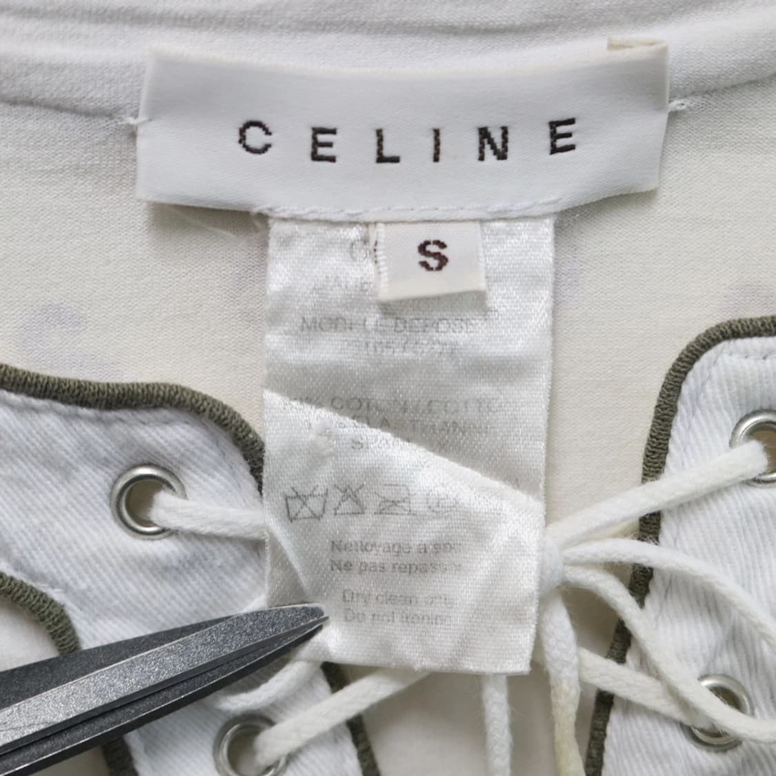 셀린느 배색 긴팔 티셔츠 61318 상품이미지10