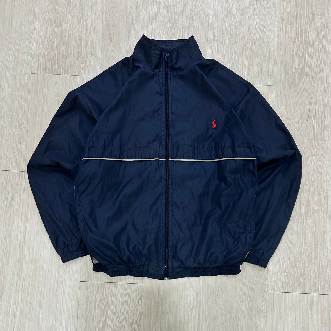 90s POLO 폴로 바람막이 자켓 네이비 XL 상품이미지1