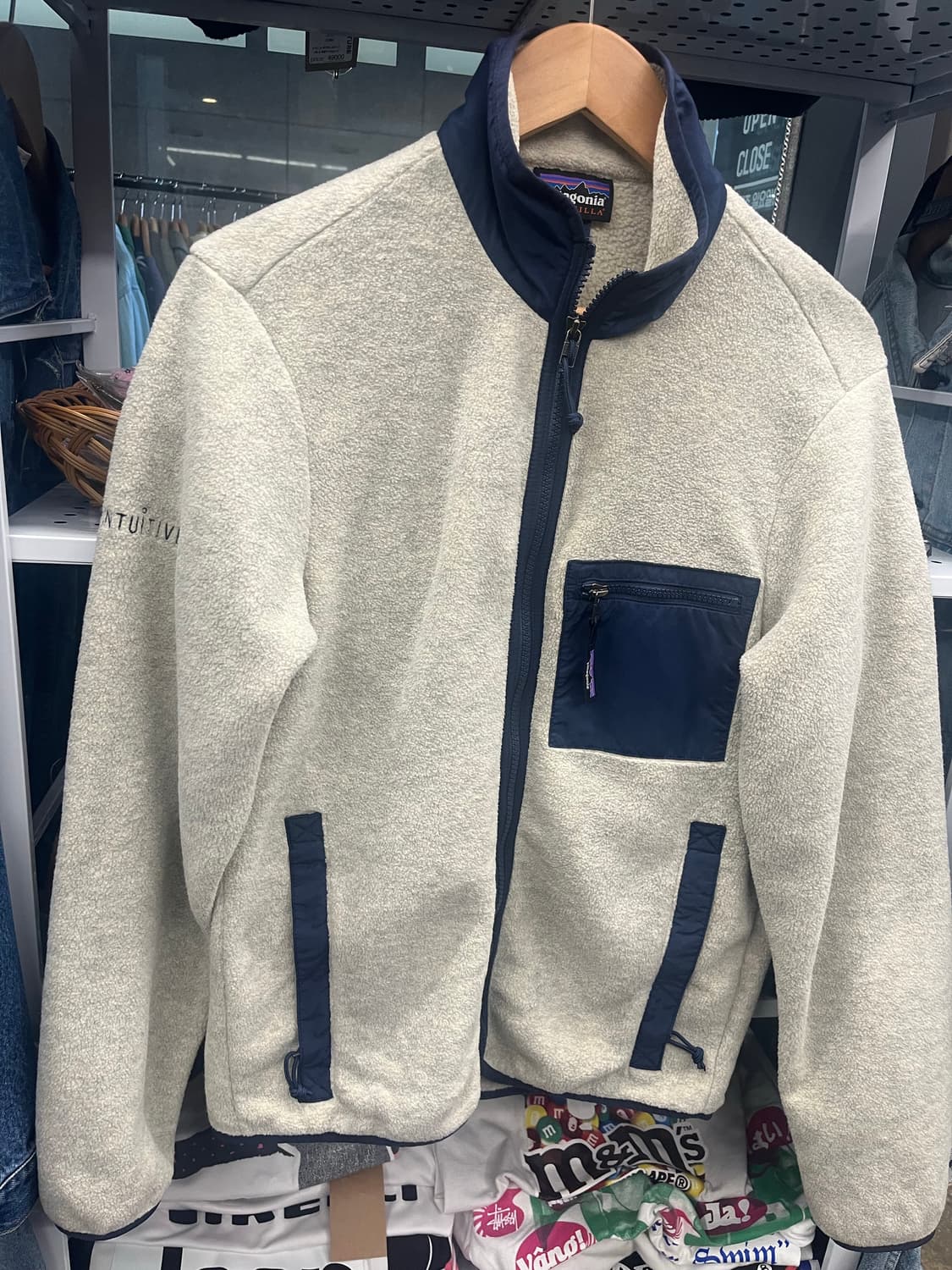 파타고니아 신칠라 플리스 자켓 아이보리 상품이미지3