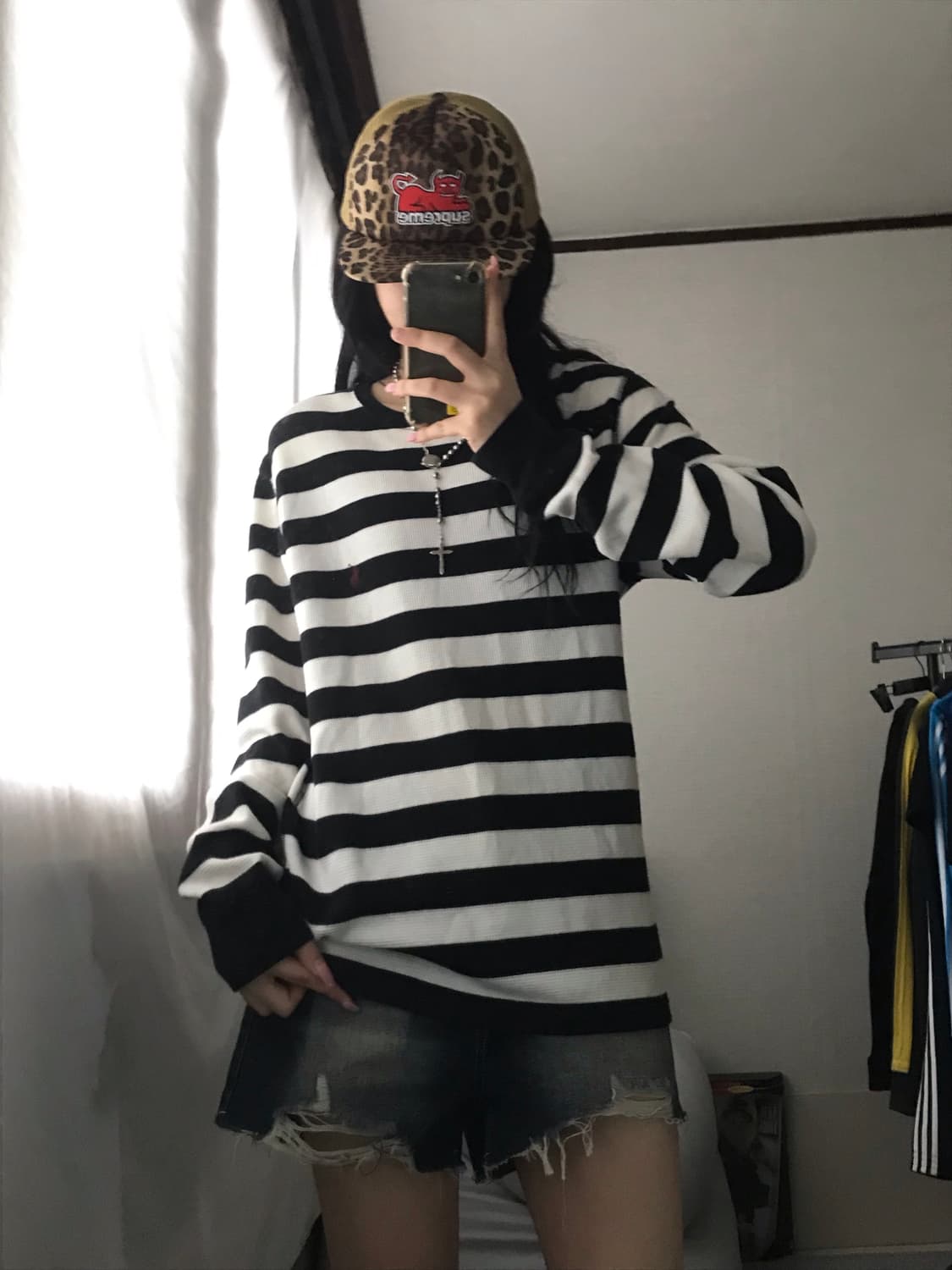 폴로 스트라이프 와플 롱슬리브 상품이미지8