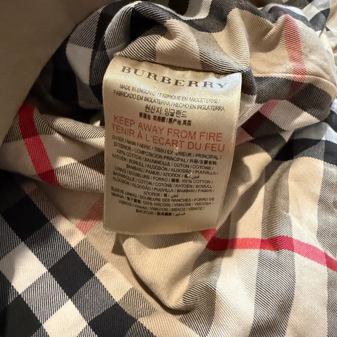 버버리 칠드런 트렌치 코트  상품이미지4