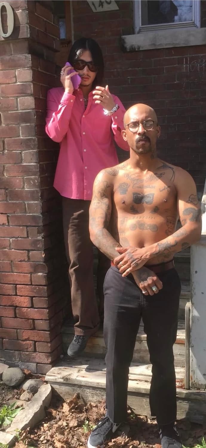 꼼데 핑크셔츠 팝니다 상품이미지1