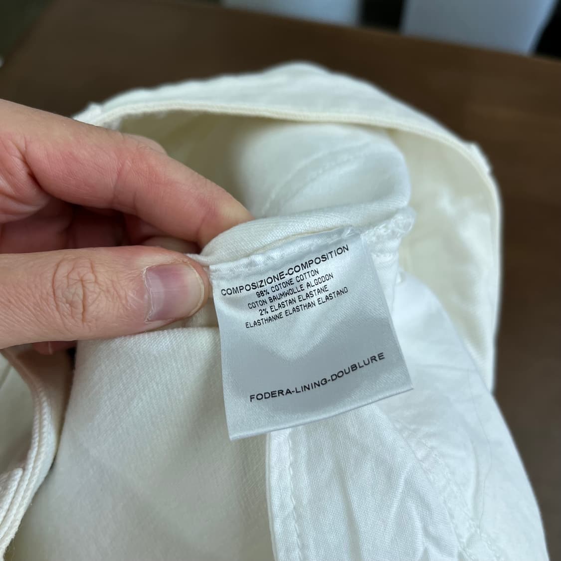 구찌 우먼 화이트 데님 팬츠 38 상품이미지7