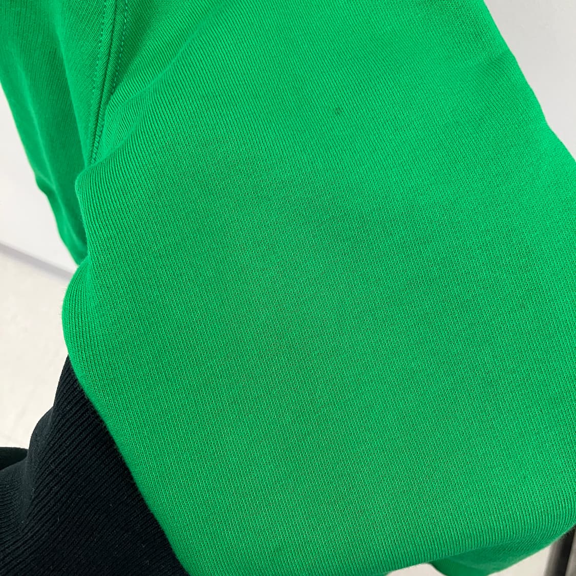 MSGM 그린 로고 크롭 후드티 M 상품이미지8