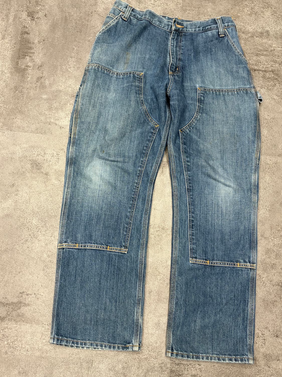 10s 칼하트 더블니 데님 카펜터 팬츠 상품이미지2