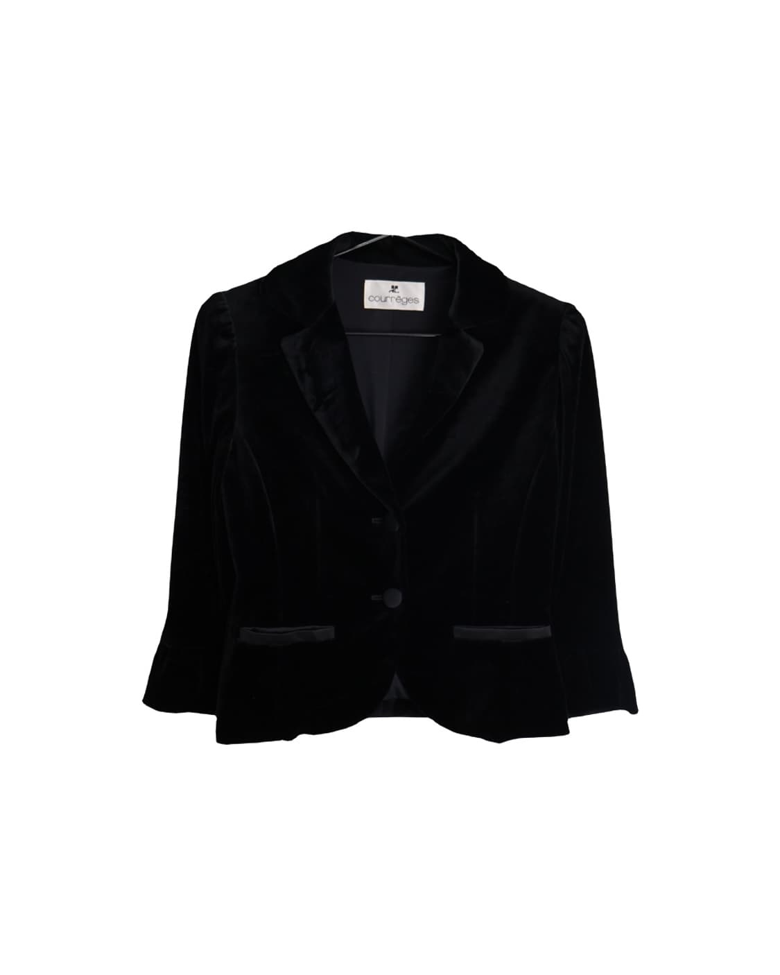 'Courreges' Black Velvet Blazers 상품이미지4