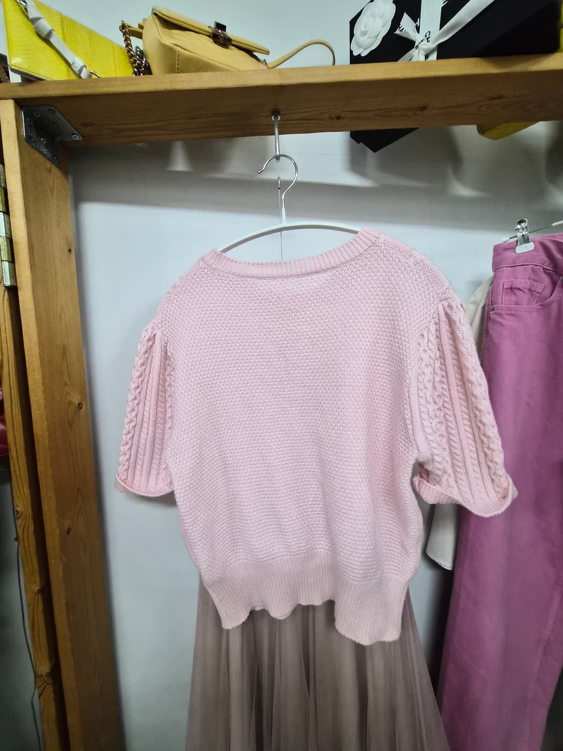 케이플 코튼 니트. better 핑크데님 상품이미지5