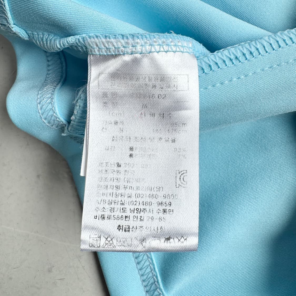 PUMA 푸마 하늘색 블록코어 반팔 져지 집업 상품이미지5